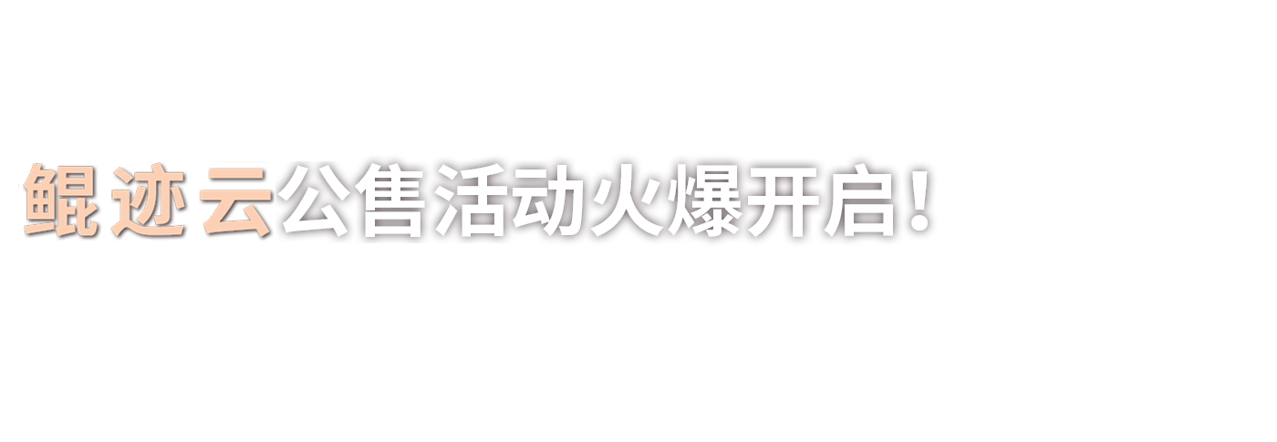 鲲迹云公售活动火爆开启